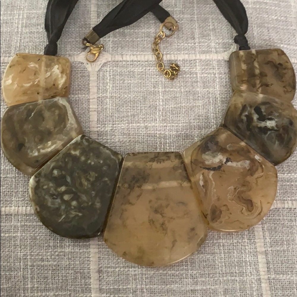 Bone and Metal Necklace ZAD